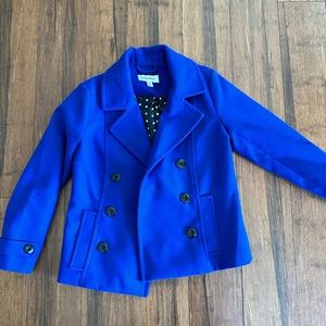 Royal Blue Kids Peacoat-S(7-8)
